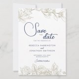 Today&rsquo;s #MHHSBD alphabet challenge is &lsquo;C&rsquo; for Card! Lots of wedding cards available from my #zazzle shop including this Floral Navy Blue Wedding Save The Date Card  Perfect for a navy colour theme.    #weddings #SaveTheDate #Alphabe