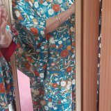 What a wonderful, generous gift! Frances was given this beautiful kimono by a globe trotting Japanese friend who was unable to carry it with her. #gift  #generosity  #kimono  #traditionaldress  #japan