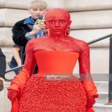 Doja Cat&rsquo;s makeup took 4 hours and 58 minutes to create and it was covered in over 30,000 hands applied Swarovski crystal