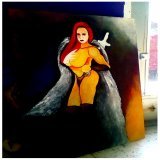 Artwork in Process #LindaSteele @lindasteelehot1  Continuacion Arte de Fantasia !!!        #ArtistSelman #Yauco #ArteYauco  #FantasyArt #BadassSteele #FitnessModel #HappyBDay  #THEARTOFSELMAN #TEAMSTEELE #PsychedelicSmokeShop