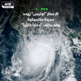 \ud83d\uddbc حذر المركز الوطني الأميركي للأعاصير من أن الإعصار "أوتيس" الذي يُهدد مدينة أكاب...
