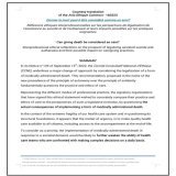13 French healthcare organizations, representing 800,000 caregivers, stand against the legalization of administered death in France.   Find the summary of their joint opinion here   #MAID #AssistedSuicide #Euthanasia