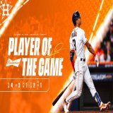 There's something special about this swing.  Tonight's @budweiserusa Player of the Game!  #LevelUp