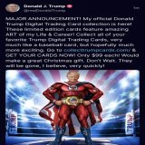 Oh my goodness Trump&rsquo;s &ldquo;major announcement&rdquo; is even more pathetic than I anticipated