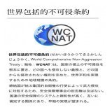 戦争のない世界  新安全保障宣言  （ WCNAT : 世界包括的不可侵条約 )  #渋野日向子