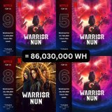 If we add up WH for s2 and s1 second week numbers (considering that we dont know s1 numbers in first week, 7-13nov), #WarriorNun had a total of 86,030,000 WATCHED HOURS on @Netflix in less than three weeks counting on the chart.  #RenewWarriorNun #Ha