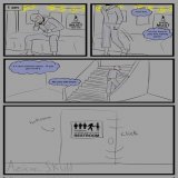 Had a rough night so I took it out on my son-- (that sounds bad out of context)  Based off my fanfic, My Life Their Story on AO3. (Comic is not canon to fic)  TW: Vomiting, eating disorder, and old SH scars  (1/2) #mltsrottmnt #rottmnt #fanfic #comic