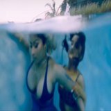 Me and my friend hiding in the fountain so we can see Beyonc&eacute;&rsquo;s performance
