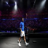 Greatness personified. One of a kind. Iconic.  Happy retirement, you absolute legend @rogerfederer!