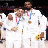 Teammates again.  @DevinBook x @KDTrey5