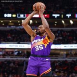 Solid second day of work for KD.  20 PTS 9 REB 6 AST 1 STL 1 BLK +20