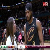 "We some Dawgs."  Lamar Stevens after the @cavs improve to 7-0 in overtimes and a 118-114 comeback win over the Celtics. #LetEmKnow