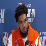 "It's difficult when you leave without a win and you feel you played good enough to win."   Karl-Anthony Towns after scoring 24 points in the loss to the Lakers.   #RaisedByWolves | #NBA