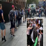 Disgraceful,  We live in the richest Nation on this Earth, where the LNP gave away $42 Billion Covid Stimulus payments &amp; the NSW LNP give away our $1.2 Billion hospitals on $1 lease pa.   Yet people have to rely on Charity for clothes ..   #auspo