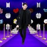 former manager sejin showed up with a bag of jungkook&rsquo;s award show snacks for old times sake #PurpleCarpet2022