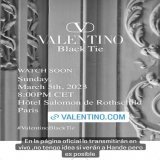 Paris, fashion week, today Valentino, Burak Denis  ambassador of Valentino in Istanbul and Hande Er&ccedil;el are invited. A fundraiser is organised, the money collected will go to UNICEF, for children in earthquake zones