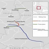 By the end of 2023, a European standard railway line is to be built in , allowing direct routes from Warsaw to Lviv. Because railway track in  is 1520 mm, while in  it&rsquo;s 1435 mm, this has always complicated the railway connection between  and