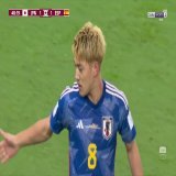 Ritsu Doan equalises for Japan with a brilliant strike to beat Unai Simon!  Should the keeper have done better there...?   #FIFAWorldCup #Qatar2022