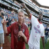 On this day 87 years ago, the man, the myth, the legend Harry Kalas was born. Happy birthday, legend. We miss you  Fun fact: Harry called the first game at Veterans Stadium (April 10, 1971) and the first game at Citizens Bank Park (April 12, 2004).
