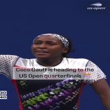 HISTORY    @CocoGauff is now the YOUNGEST American woman to reach the quarter finals in the #USOpen since 2009!  ||  @usopen