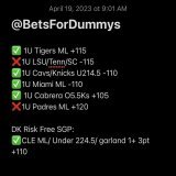 VIP RECAP   5-2 W/L  +3.02 UNITS  9-3 (+6.58 UNITS) IN 2 DAYS   WE STAYED HOT YESTERDAY AND CONTINUED WINNING. MAKE SURE TO BUY TODAYS CARD STARTING AT 1PM  #GamblingTwitter #PlayerProps #MLB #NBATwitter #NBAPlayoffs #DFS #PrizePicks