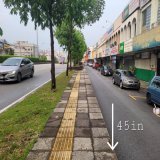 Another world record for Malaysia.  Possibly the highest constructed sidewalks at almost 4 feet high. No fence.  (at Jln Genting Kelang)