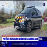 Inondations dans le Pas-de-Calais: la gendarmerie patrouille pour prot&eacute;ger les maisons inond&eacute;es des cambriolages