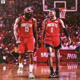 Jalen Green and James Harden in their first matchup against each other:  - Jalen Green: 27 PTS, 4 REB, 7 AST, 1 STL, 9/20 FG, secured the Win  - James Harden: 21 PTS, 4 REB, 7 AST, 2 STL, 4/19 FG  #Rockets