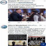 With the blessing of the entire Republican Party, Donald Trump &amp; Mike Pompeo released 5000 Taliban terrorists and their founder as they surrendered Afghanistan.  Never forget this. Never forgive Republicans for this.
