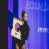 .@rosalia accepted the PRODUCER OF THE YEAR award presented by @Bose at #BBWomenInMusic 2023.  #ad  See how Rosal&iacute;a's creativity and innovative sound led her to receive this award. #SoundIsPower