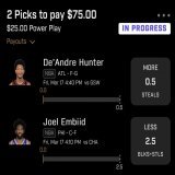 You guys delivered Ladder day 1 Good luck if tailing  #PrizePicks #dfs #PrizePicksNba #PrizePicksCbb #PrizePicksNfl #PrizePicksNhl #PrizePickscfb #NBA #NFL #NBATwitter #ladder #ladderchallenge #prizepicksladder #NBAextra