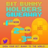 Bit Bunny Holder Giveaway Contest is ON!   How to participate:   Share your Bit Bunny on Twitter.   Tag us @BitcoinBunnys   Use hashtags #Ordinals &amp; #BRC20   Post your proof on our Discord server!  You could win up to $200! Start sharing &amp; go