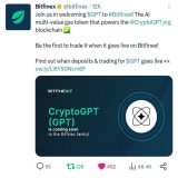 Don't miss this Airdrop for this project Take this chance don't missed it Huge project Download CryptoGPT and farm rewards! Use my code to sign up: XZRNPXR   @cctip_com Draw 1000000000 babydoge 100