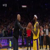 Amazing moment between Kareem and LeBron