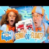 Sink or Float? Let&rsquo;s Find Out! | Be Like Blippi Stunts | Blippi Ultimate Roadtrip | Videos for Kids