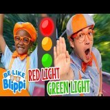 Let's Play Red Light, Green Light! \ud83d\udea6 \ud83d\ude97  Blippi Ultimate Roadtrip | Kids Videos