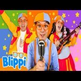 Dance Party with Blippi & Los Meñiques De La Casa \ud83c\udfb5 Baila A Lo Loco & Curious Como Yo