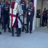 Qatari authorities have started banning England fans from wearing crusader costumes in stadiums.  The attire, complete with swords and crosses, are offensive due to crusader history of rape, slaughter and occupation of Arab lands.  #Qatar #Eng #FIFAW