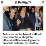 Берлускони против Зеленского: &laquo;Я бы не стал с ним встречаться, он напал на Донбасс&raquo;