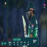 86 balls fifty for Babar Azam. He can go to any extent to save his No. 1 ODI ranking.  #PakvsNZ