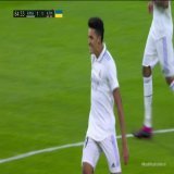 18 year old Alvaro Rodriguez heads home the equalizer in the #MadridDerby   The Uruguayans first #LaLiga goal!    #RealMadrid #HalaMadrid #Madridistas