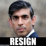 RESIGN Sunak  Sunak BREACHED code in failing to declare his family&rsquo;s finances  Allows Father-in-Law govt contract Allows Infosys to continue trade with Russia A green card while Chancellor Has interest in Moderna Wife&rsquo;s Non-Dom status Fur