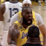 LeBron has now won 41 Playoff series in his career.  41 &mdash; LeBron James**  40 &mdash; Derek Fisher 39 &mdash; Robert Horry 37 &mdash; K. Abdul-Jabbar 35 &mdash; Tim Duncan  33 &mdash; Kobe Bryant  33 &mdash; Scottie Pippen    The MOST IN NBA HIS