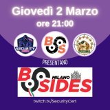 @SaveTheDate March 2nd, 2021 21.00 CET @BSidesItalia @SecurityCertIT and @R00tMi will be live and present the #BsidesMilano2023 event! We will share some thoughts and some news! We also have a small session titled #meetthetrainer in which we'll share