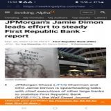 #UBS Trying to Save $CS and Now #JPMorgan Trying to Save #FRC but why?   As soon as the smaller Banks have to Cover  Shorts on #AMC and $APE the Big Boys will have NO CHOICE and they ALL go Down   Grab your #AMCPerfectlyPopcorn and Watch them ALL BUR