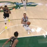 Giannis blocks Donte.