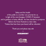 #OfficialStatement in regards to #COVID19 and #BeforeTheFameFest week: