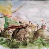 A simple but a very powerful painting.