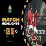 HIGHLIGHTS:   Hussein El Shahat&lsquo;s goal against @ESTunis guaranteed @AlAhly another #TotalEnergiesCAFCL finals ticket    @Football2Gether | #ASCEST