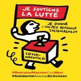 Merci &agrave; @FredSochard pour son soutien illustr&eacute; Et Merci &agrave; tous pour vos dons de soutien aux gr&eacute;vistes  Pr&eacute;parons la #greve7mars #GreveGenerale  #64ansCestNON